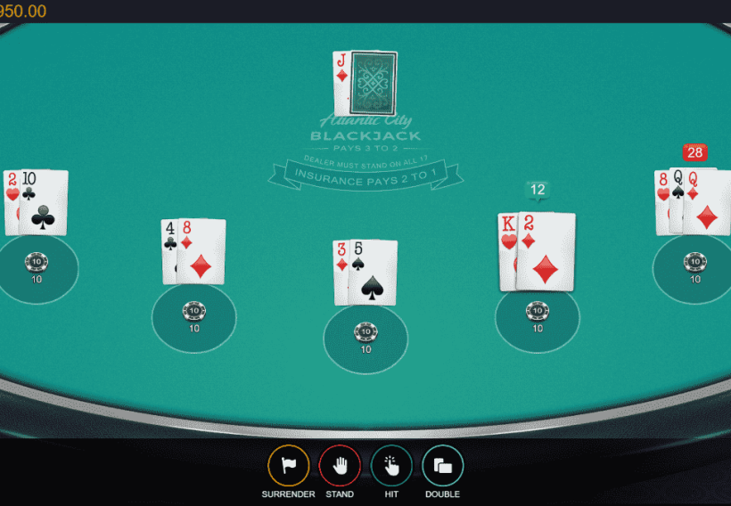 Atlantic city blackjack